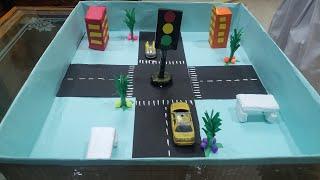 Traffic signals  model project/ how to make traffic signals school project easy