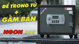 Két Sắt Mini Nhỏ Gọn Khóa Điện Tử Chống Cháy - Bảo Mật Tuyệt Đối Cho Gia Đình Bạn