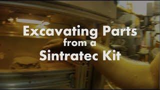 Excavating Sintratec SLS Prints