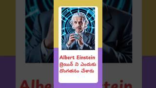 Why Albert Einstein's brain was stolen #telugu #telugushorts #trendingshorts #telugufacts