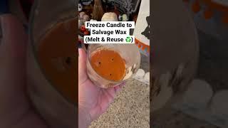 How to Salvage leftover Candle Wax to Repurpose and Reuse  ️