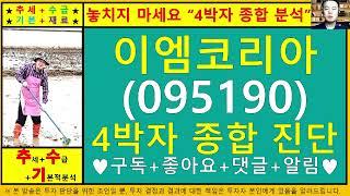 이엠코리아(095190)4차원종목진단및향후주가전망 추수기(추수)전문가