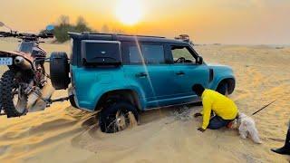 Jatt Prabhjot Bhai Ki Defender Buri Taraf Fass Gayi Thar Desert Me