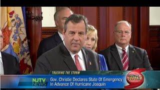 NJTV News Special Report: Christie Press Conference on Hurricane Joaquin