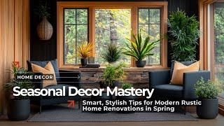 Smart & Stylish Seasonal Decor: Top Trends in Modern Rustic Home Renovation for Spring