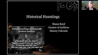 InSights & InPerson ~ Connections: Historical Hauntings with Shaun Boyd