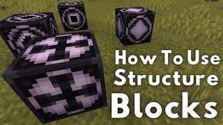 How to Use Structure Blocks in Minecraft 1.20 (Java and Bedrock)