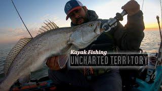 Kayak Fishing for massive fish in UNCHARTED TERRITORY