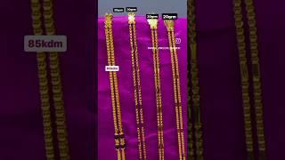  Traditional light weight 2 layer gold mangalsutra chains from 20 grams #mangalsutra #viralvideo