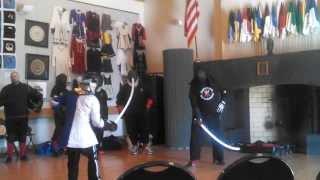 Sabre fencing with Phx Society of Swordsmanship