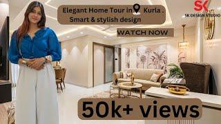 Elegant Home Tour in Kurla | Smart & stylish interior Design | Sk design studio