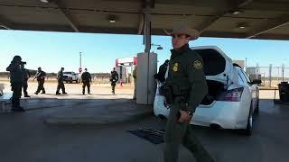 Laredo, TX Checkpoint - officers try to intimidate men for recording their encounter