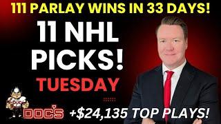 CROY'S RINK REPORT: 11 NHL PICKS FOR TUESDAY, Best NHL Bets Today! NHL Picks & Predictions 01/14/25