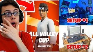 I Played A Solo Tournament But Every Game I Changed GAMING Setups.. (Uh Oh)