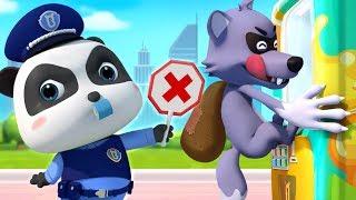 Big Bad Wolf and Drinks Vending Machine | Police Cartoon | Learn Colors | Kids Songs | BabyBus