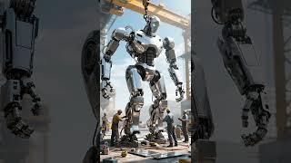 Goliath Rises: Witness the AI-Designed Giant Robot Assembly #aiart #ai #midjourney