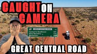 DANGEROUS SITUATION on REMOTE OUTBACK TRACK (Great Central Road)