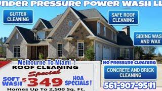 Roof Cleaning From $349 - 561-971-0235