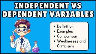 Independent vs Dependent Variables (Explained in 3 Minutes)