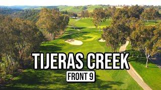 We were 4 UNDER PAR thru 3 Holes !?! | Tijeras Creek FRONT 9 with Hole Flyovers