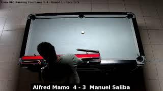 Alfred Mamo vs Manuel Saliba | Euro O60 Ranking Tournament 4 | Round 1