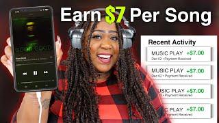 Get Paid $7 Per Song Just By Listening To Music (I Tried It) Make Money Online WORLDWIDE