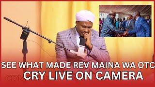 REV Maina wa OTC kurakara na kwenda kuma interview igithiaga na mbele akirekereria ndumiriri nditu