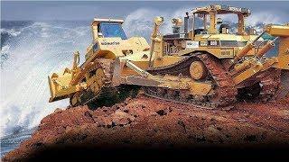 Extreme Dangerous Bulldozer Heavy Equipment Operator Skill - Amazing Modern Construction Machinery