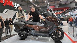 New 2025 SYM 508cc Mega Scooter at EICMA show Italy