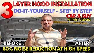 DIY: 3 LAYER HOOD/BONNET INSULATION FOR JIMNY & OTHER CAR/SUV #jimny