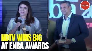 NDTV's Sonia Singh, Vishnu Som Win Big At Journalism Award ENBA 2023