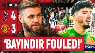 'Bayindir Taken Out!' | Stephen Howson REACTS | Tottenham 4-3 Man United