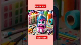 bottle craft// bottle art //bottle Diy ##diy #shorts #viralvideo