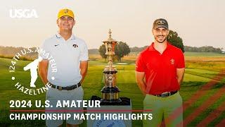 2024 U.S. Amateur Championship Highlights: Noah Kent vs. Jose Luis Ballester | Every Televised Shot