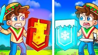 ¡Minecraft PERO hay SUPER ESCUDOS! ️ SILVIOGAMER MINECRAFT PERO