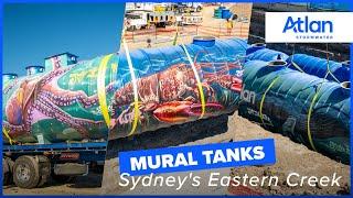 #JoyInWater Tank Artwork | Stormwater Treatment Murals