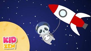 Relaxing Music for Kids: Panda on the Moon  12 Hours of Cute Sleeping Video for Babies