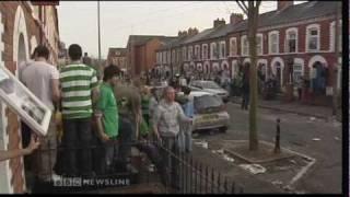 Drunken Nationalists celebrating St Paddys Day