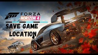 Forza Horizon 4 Save Game Location