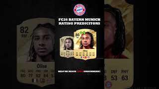 FIFA 26 | BAYERN MUNICH PLAYER RATINGS IN FC 26!  #eafc #bayern #olise #kane
