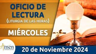 Oficio de Lectura de hoy Miércoles 20 Noviembre 2024 l Padre Carlos Yepes l Católica l Dios