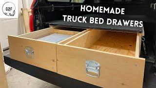 How to: Build Truck Bed Drawer System // DIY // CAMPING // HOMEMADE