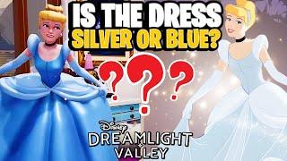 Did Gameloft Get Cinderella's Dress Wrong? [Blue or Silver Dress] | Dreamlight Valley