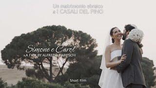 Jewish Wedding in Rome at I Casali del Pino | S+C | Wedding Videographer Alfredo Mareschi