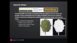 Photo Realistic Rendering Techniques in AutoCAD 3D