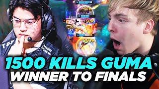 LS | GUMAYUSI 1500 KILLS RECORD! WINNER TO FINALS | DK vs T1 PLAYOFFS