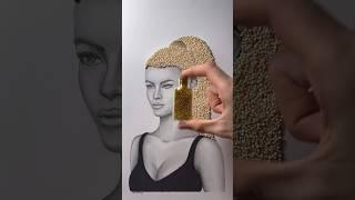 Quinoa Hair!  Rate mi art from 1 to 1010!  #shorts