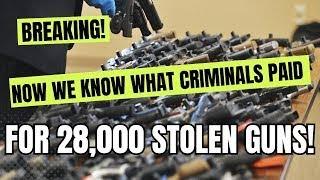 Now We Know What Criminals Paid To Buy 28,000 Stolen Guns!