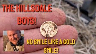 Metal Detecting With The Hillsdale Boys! NO SMILE LIKE A GOLD SMILE!