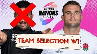 TEAM SELECTION WEEK 0 | AUTUMN NATIONS FANTASY RUGBY 2024